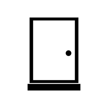 kapı simgesi beyaz arka plan üzerinde