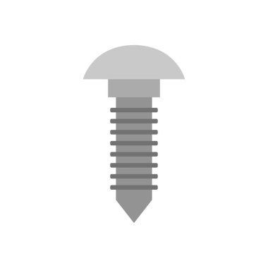 tornavida simgesi. Beyaz arkaplanda izole edilmiş vektör illüstrasyonu.