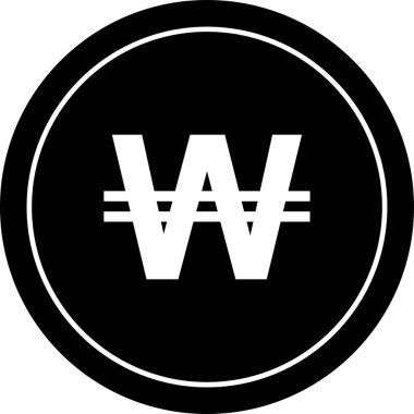 Para simgesinin vektör illüstrasyonu