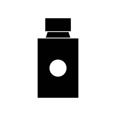 Şeffaf bir arka planda şişe vektör çizimi. Birinci kalite semboller. Konsept ve grafik tasarımı için sembol.