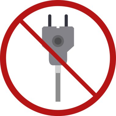 Düz biçimli fiş simgesi yok