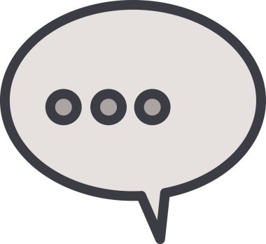 baloncuk sohbet simgesi - özet biçimi