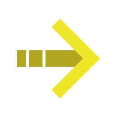 Soyut arka grupta sol ok simgesi izole edildi