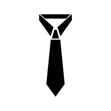 kravat simgesi, vektör illüstrasyonu