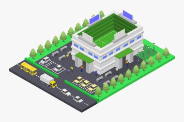 Şehirdeki bazı binalar