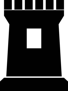 Şato. Web simgesi basit tasarım