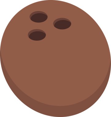 Çikolata kurabiye vektör simgesi