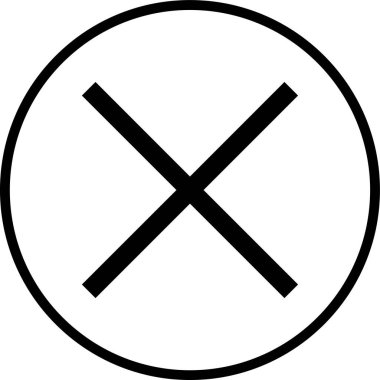 Siyah ve beyaz haçın vektör illüstrasyonu