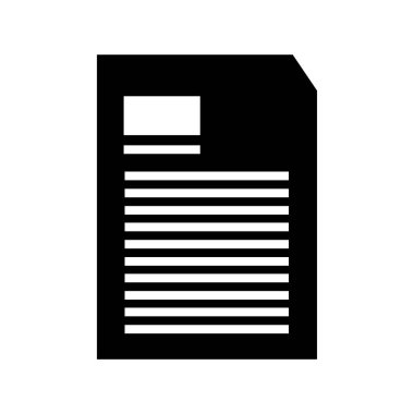 Dizin simgesi, basit vektör illüstrasyonu