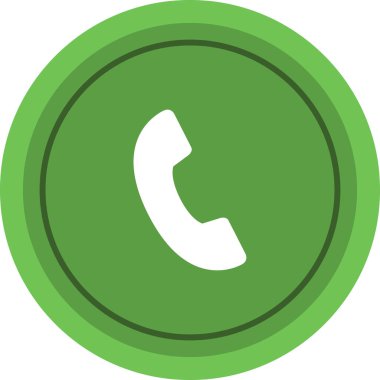 Telefon vektör simgesi. Düz biçim illüstrasyonu 10