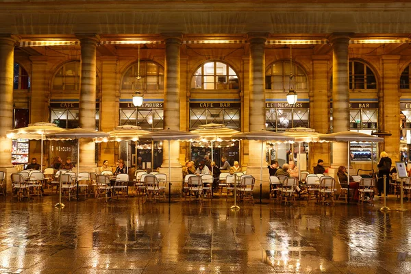 Paris França Novembro 2022 Place Colette Cafe Les Nemours Mais — Fotografia de Stock