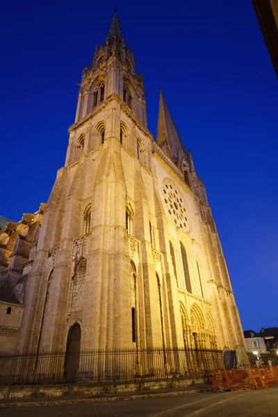 Kathedraal Onze Lieve Vrouw Van Chartres Een Van Meest Bezochte — Stockfoto