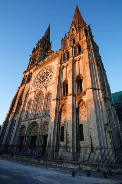 Kathedraal Onze Lieve Vrouw Van Chartres Een Van Meest Bezochte — Stockfoto