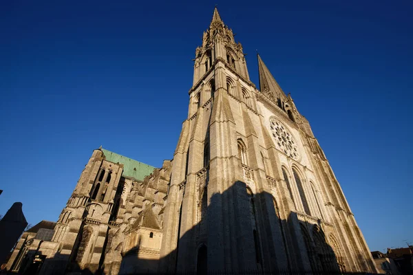 Catedral Nuestra Señora Chartres Uno Los Destinos Turísticos Más Visitados —  Fotos de Stock