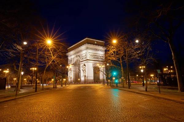 Triumphal Arch One Most Famous Monuments Paris Honors Those Who — Stock Photo, Image