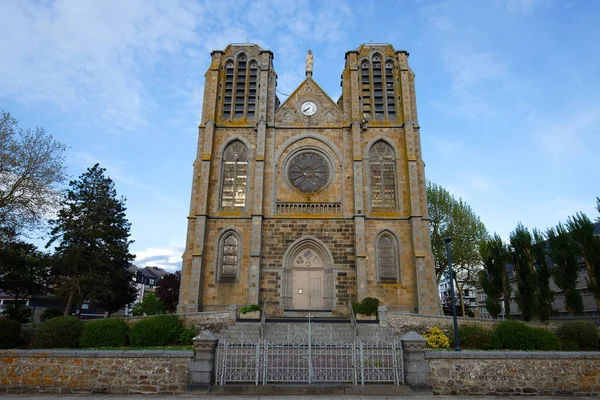 Iglesia Piedra Notre Dame Greves Saint Malo Bretaña Francia Construcción — Foto de Stock