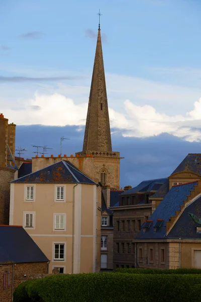 브르타뉴의 Saint Vincent Cathedral Saint Malo — 스톡 사진