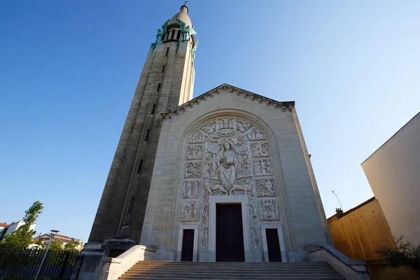 Kostel Sacre Coeur Památkou Obci Gentilly Paříž Francie — Stock fotografie