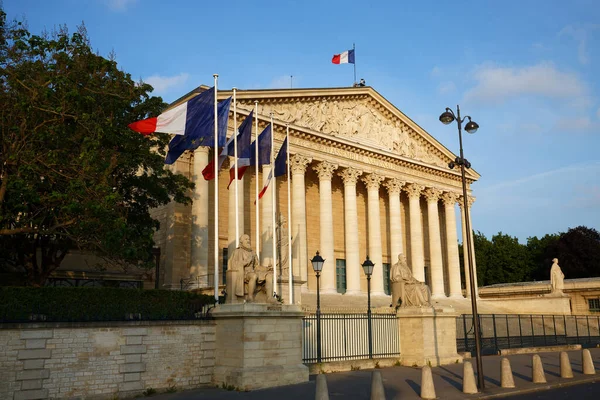 Francia Nemzetgyűlés Bourbon Palota Parlament Alsóháza Párizs Franciaország — Stock Fotó
