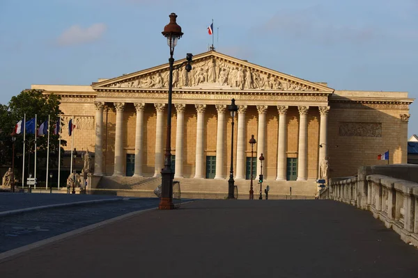 Francia Nemzetgyűlés Bourbon Palota Parlament Alsóháza Párizs Franciaország — Stock Fotó