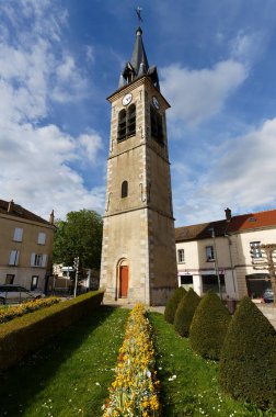 The Church of Saint-Barthelemy is a Roman Catholic church located in Melun, of which only the bell tower remains. clipart