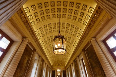 PARIS, FRANCE, SEPEMBER 22 , 2024 ' : The State Messengers Hall hall in the Luxembourg palace, home of the French senate. Paris. France. clipart