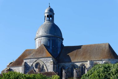 Saint-Quiriace Koleji Kilisesi, Kont Henri le Liberal tarafından ortaçağ Provins, Seine-et-Marne, Ile-de-France, Fransa.