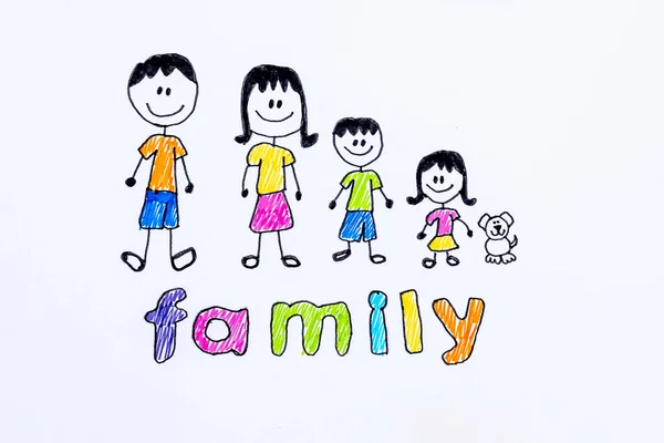 Médico Família Ilustração Familiar Com Estetoscópio Médico Fundo Branco Clínica — Fotografia de Stock