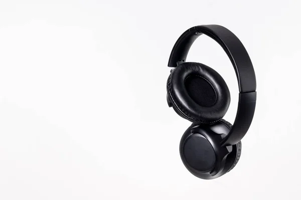 High Quality Headphones White Background Product Photography Headphones Listening Music — Stock Photo, Image