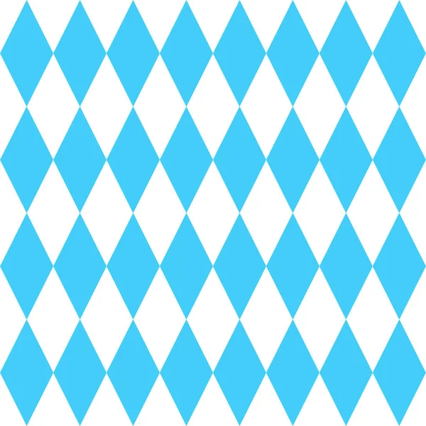 Mavi geleneksel bavyera oktoberfest eşkenar dörtgen şeklinde. Basit bir coğrafi arkaplan. Örgü deseni. Modern minimalist modern. Çağdaş vektör baskısı.
