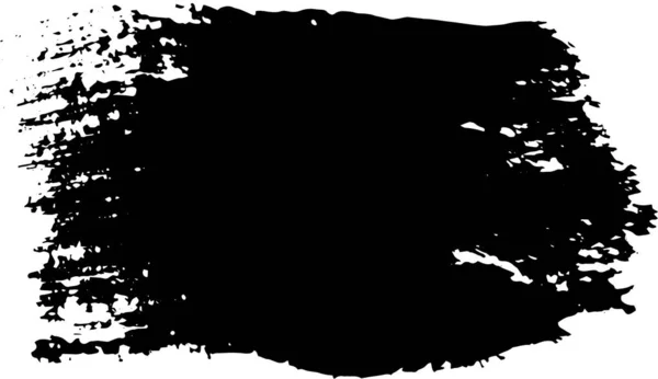 Чорний Мазок Пензля Чорнильні Пензлі Пензлі Лінії Грандж Тривалість Вільного — стоковий вектор