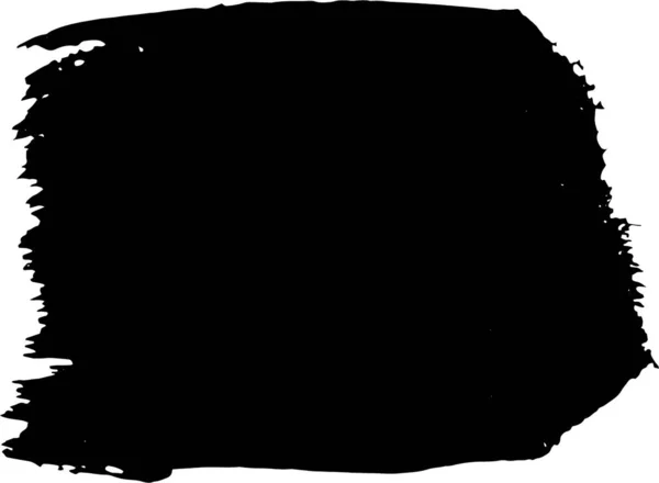 Черный Мазок Кистью Чернильные Мазки Кисти Линии Элементы Дизайна Коробки — стоковый вектор