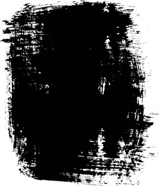 Siyah fırça darbesi. Mürekkep fırçası darbeleri, fırçalar, çizgiler. Grunge ve Durty el yazısıyla tasarım öğeleri, kutular, çerçeveler ve çıkartmalar çiziyor. Beyaz arkaplanda izole.