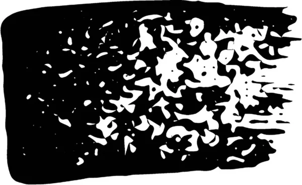 Чорний Мазок Пензля Чорнильні Пензлі Пензлі Лінії Грандж Тривалість Вільного — стоковий вектор