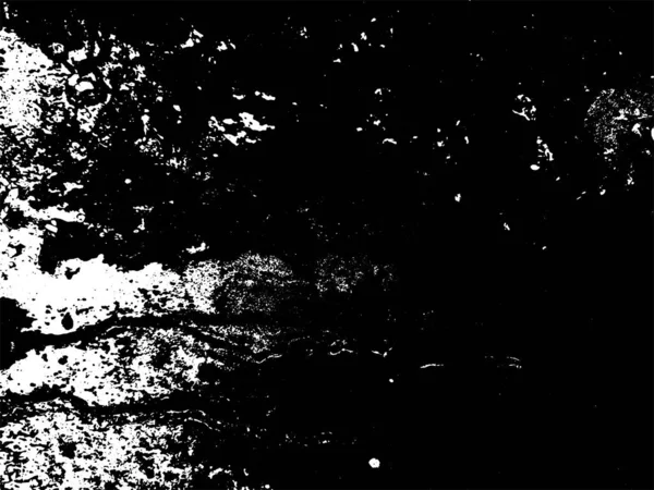 ラスティグランジの食感 積極的な損傷面 黒い白い塵が背景を悩ませた ベトンの皮だ 都市部の古い壁 粗い黒と白の石 — ストックベクタ