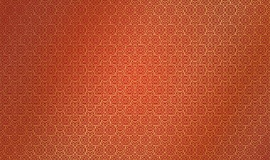 Lüks Çin dairesi modeli. Geleneksel Asya motifi. Geometrik minimalist oryantal duvar kağıdı. Vektör illüstrasyonu.