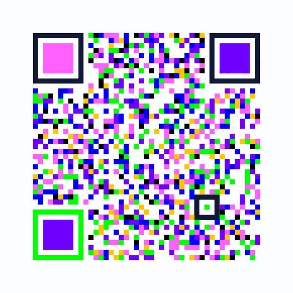 Código Color Código Respuesta Rápida Marketing Gestión Inventario Seguimiento Identificación — Archivo Imágenes Vectoriales