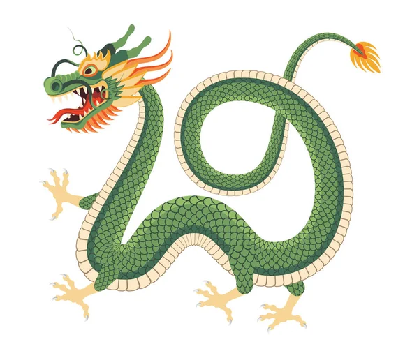 Carte Nouvel Chinois Lunaire Dragon 2024 Caractère Asiatique Traditionnel Motif Vecteur En Vente