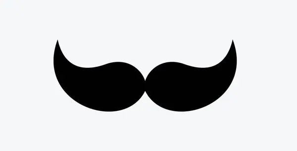 stock vector Moustache icon set. Collection of lush hipster mustaches. Gentelman retro style. Barbershop logo. Vector illustration isolated on white background.