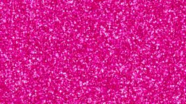 Pembe gül parıltılı animasyon arka plan. Parlayan altın yıldızlar ve yanıp sönen kıvılcımlar. Lüks Noel ışıkları bg. Parlak parıltılı konfeti süslemesi. Kart ve duvar kağıdı için en iyi tasarım.