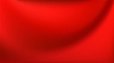 Minimalist kırmızı eğimli arkaplan. Pürüzsüz geçişler, canlı ve dinamik etki. Noel için, Sevgililer Günü kartları, modern markalar ve ambalajlar. Vektör illüstrasyonu, EPS 10.