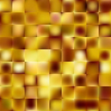 Lüks altın geometrik bg. Parlak soyut arkaplan. Kare eğimli çokgenli tırtıklı cam. Mevsimlik sonbahar tanıtımı sıcak ton duvar kağıdı. Vektör illüstrasyonu, EPS 10.