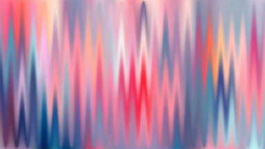 Yumuşak pastel holografik tırtıklı cam. İnci desenli eğimli zigzag dalga soyut arkaplan. Yanardöner akrilik flütlü kapı penceresi. Vektör illüstrasyonu, EPS 10.