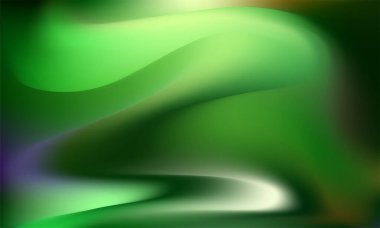 Koyu yeşil eğimli arka plan. Orman yeşili doğa bg. Organik eko dalga dokusu. Vektör çizimi. EPS 10.