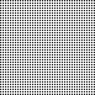 Retro yarım ton nokta deseni siyah ve beyaz. Çizgi roman dokusu veya grafik arkaplan için soyut gradyan çemberler. Vektör çizimi. EPS 10.