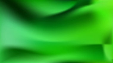 Soyut yeşil arkaplan. Zarif zümrüt gradyanı. Lüks yeşil yumuşak ipek dokusu. Saten kumaş yüzeyi. Parlak eko doğa bg. Vektör çizimi. EPS 10.