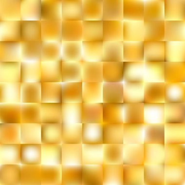 Lüks altın geometrik bg. Parlak soyut arkaplan. Kare eğimli çokgenli tırtıklı cam. Mevsimlik sonbahar tanıtımı sıcak ton duvar kağıdı. Vektör illüstrasyonu, EPS 10.
