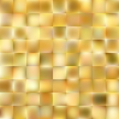 Lüks altın geometrik bg. Parlak soyut arkaplan. Kare eğimli çokgenli tırtıklı cam. Mevsimlik sonbahar tanıtımı sıcak ton duvar kağıdı. Vektör illüstrasyonu, EPS 10.