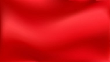 Soyut kırmızı eğimli arkaplan. Hafif ışıklandırma efektleri olan kırmızı bg. Canlı lüks ipek yumuşak doku. Noel için, Sevgililer Günü kartları, modern markalar ve ambalajlar. Vektör illüstrasyonu, EPS 10.
