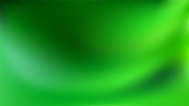 Soyut yeşil arkaplan. Zarif zümrüt gradyanı. Lüks yeşil yumuşak ipek dokusu. Saten kumaş yüzeyi. Parlak eko doğa bg. Vektör çizimi. EPS 10.